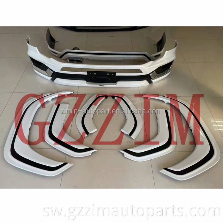 Sehemu za Mwili wa Gari Kits Grille Mbele na Nyuma za Bumper Fender Flares Kwa La*D Cruiser LC300 2019+